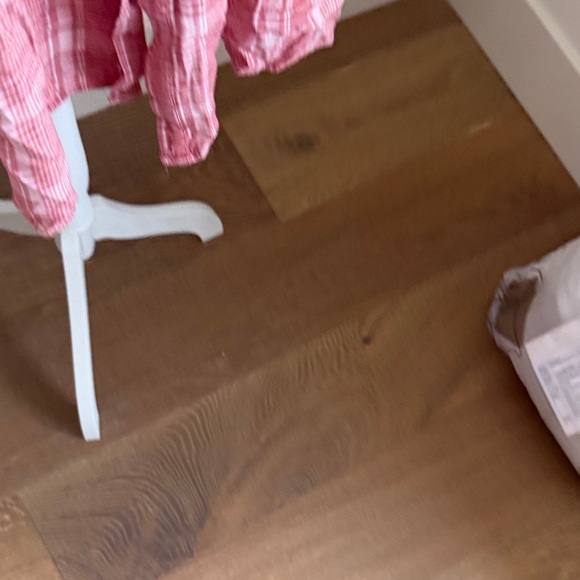 Time and Tru Pink Plaid Long Sleeve Dress - Picture 3 of 3